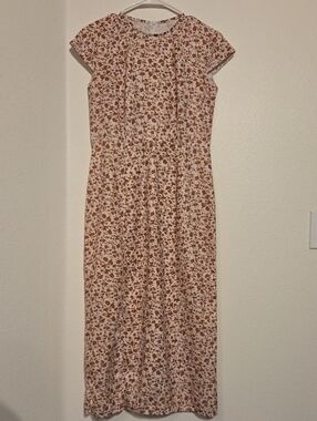 FLORAL MIDI DRESS